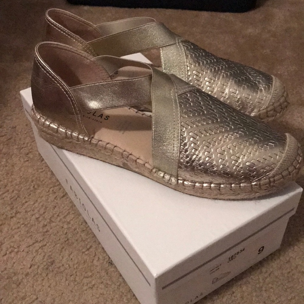 Gold Espadilla Shoes